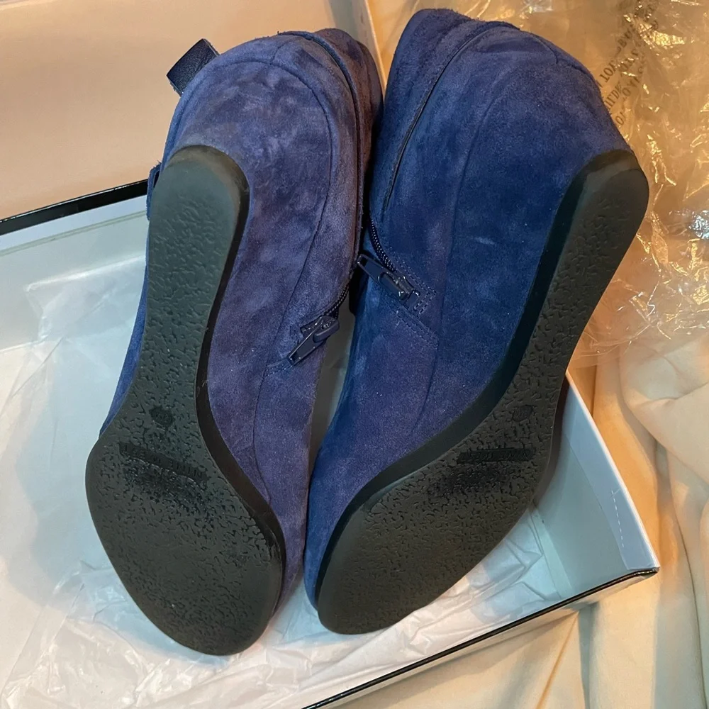 💙Nine West Suede Sz9 Ankle Booties💙 - Picture 5 of 6